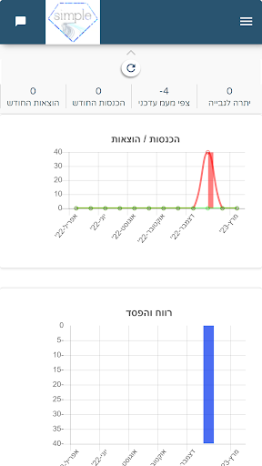 סימפל- הנהלת חשבונות דיגיטלית Screen 3