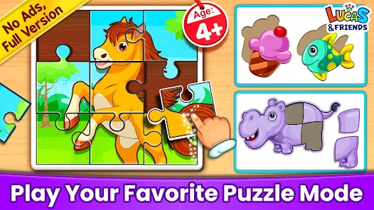 Jogo quebra cabeça animais  Preschool puzzles, Math activities preschool,  Puzzle games for kids