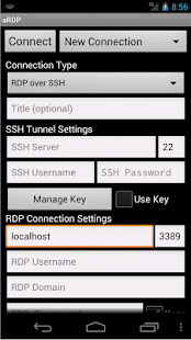 aRDP: Secure RDP Client Screenshot