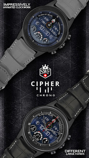SWF Cipher Chrono Watch Face Screen 3