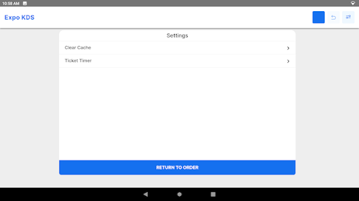 Android application CAKE - Kitchen Display Systems screenshort