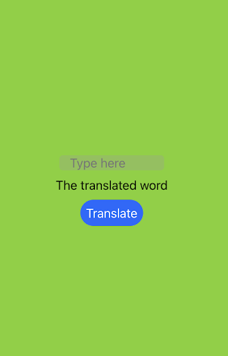 Translator App Screen 3
