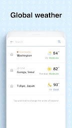 Weather Screen-Forecast, Radar