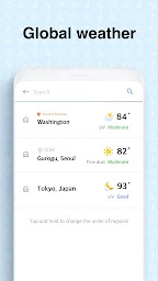 Weather Screen-Forecast, Radar