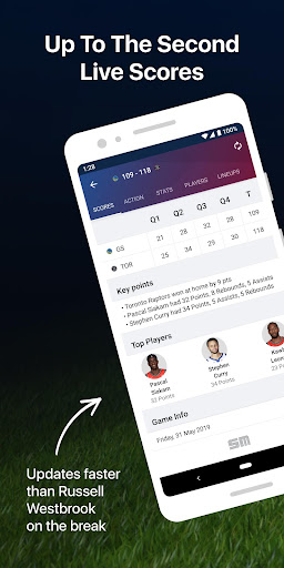 Android application Basketball Live screenshort
