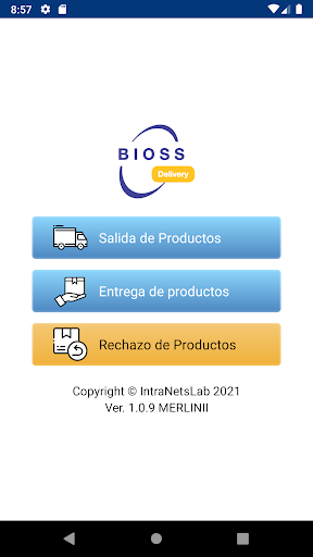 BIOSS DELIVERY Screen 3