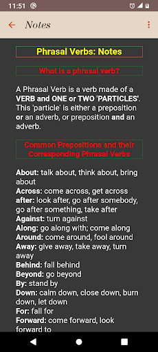 English Phrasal Verbs Screen 2