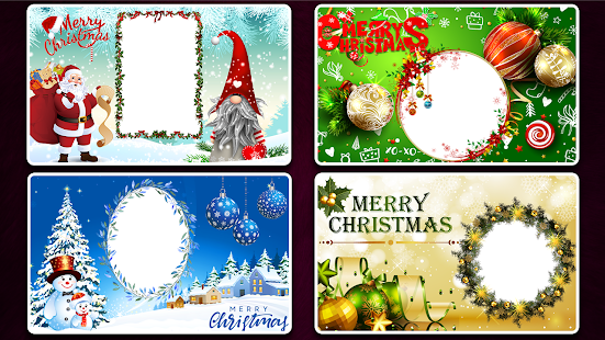 Christmas Photo Frame 2021 : Greetings & Frames Screenshot