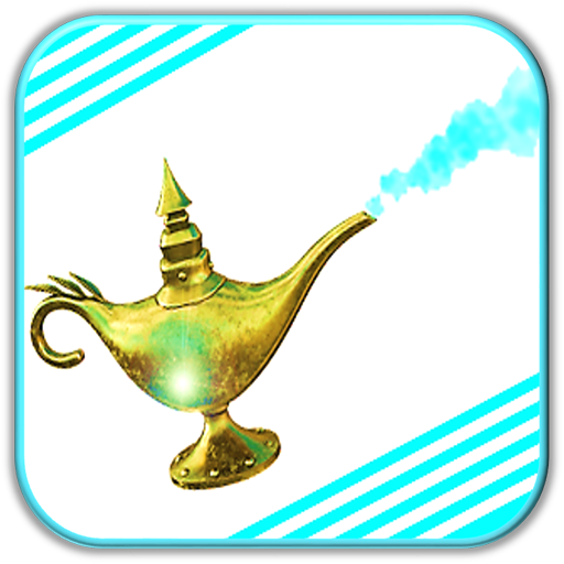 Magic Lamp Genie wish logo