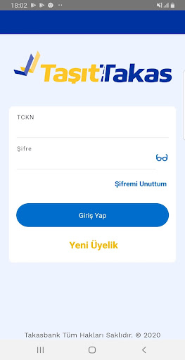 Android application Taşıt Takas screenshort