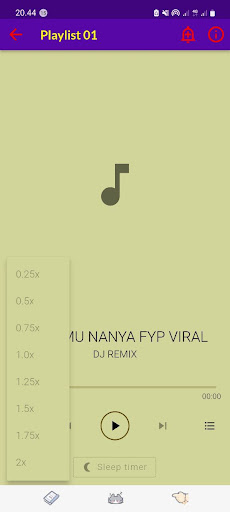 Android application Dj Kamu Nanya - Cepmek Mp3 screenshort