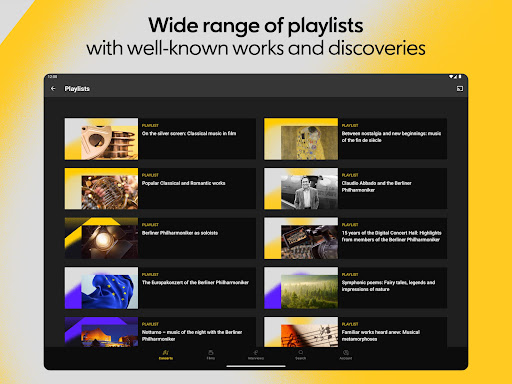 Screenshot of Berliner Philharmoniker