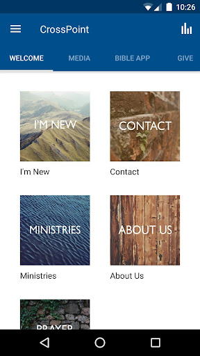 Android application CrossPoint Community Church IF screenshort