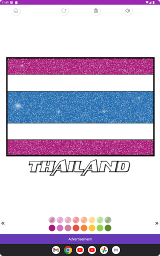 coloring southeast asia flag Screen 3