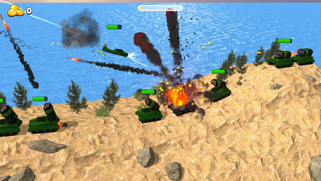 Bomber Ace: WW2 war plane game MOD APK 04