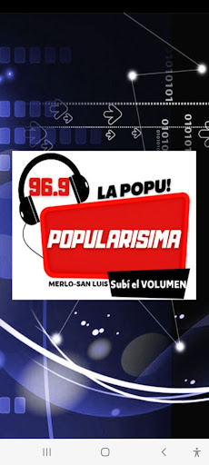 Android application Popularisima FM Merlo San Luis screenshort