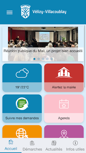 Android application Vélizy tout en 1 screenshort