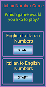 Italian Number Game