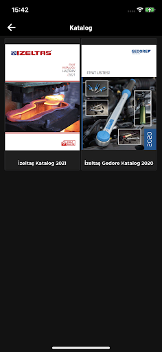 Android application İzeltaş screenshort