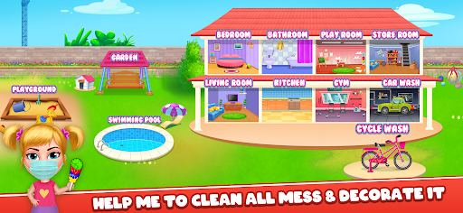 Android application Big Home Makeover - Girl Games screenshort