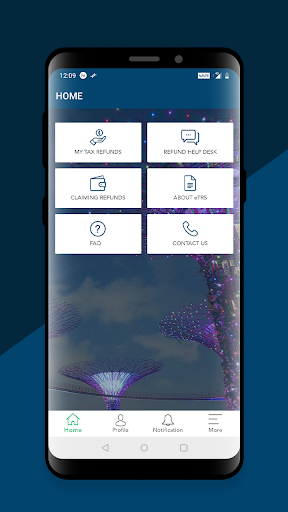 Android application eTRS Singapore screenshort