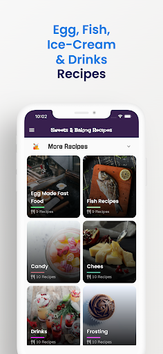 Screenshot of Sweet & Baking Recipes Offline
