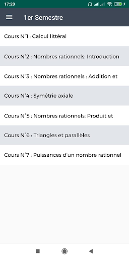 cours de maths 2eme collège Screen 3