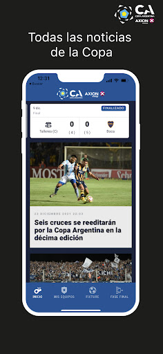 Android application Copa Argentina - App oficial screenshort