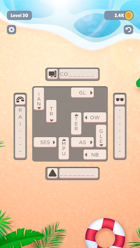 Android application Word Jam - Crossword Fun screenshort