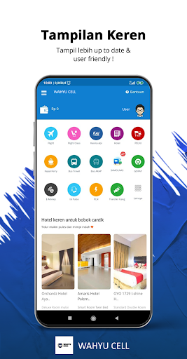 Android application WAHYU CELL screenshort