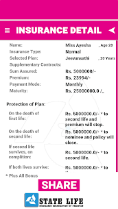 State Life Insurance Calculator 5