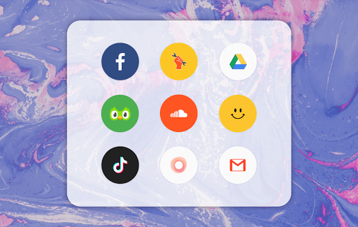 Pure - Circle Icon Pack - Personalization - apps