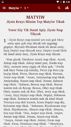 Android application Kalam - Bible screenshort