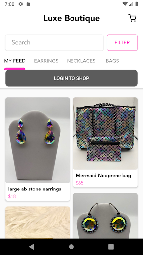 Luxe Boutique Screen 2