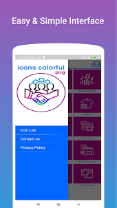 Icon colorful for design | png