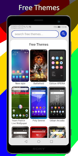 Android application Xperia Themes screenshort