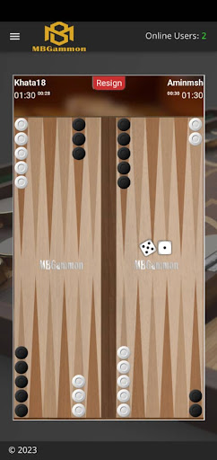 MbGammon Screen 2