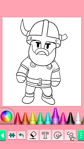 Stumble Guys Coloring Page Screen 2