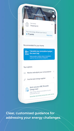 Screenshot of KBC Brussels Mobile