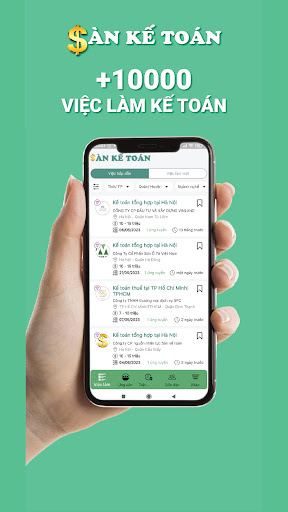 Android application Sanketoan: Tuyển dụng kế toán screenshort