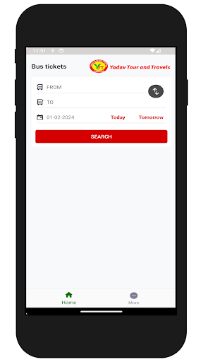 Android application Yadav Tour and Travels screenshort