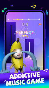 Banana Series Cat Meme Piano