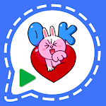 Cover Image of Download Animated Stickers For Signal App 1.0 APK