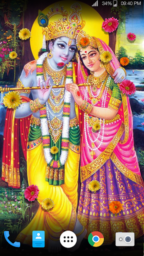 Radha Krishna HD live Wallpaper