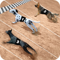 本物の犬のレースゲーム レーシングドッグシミュレーター