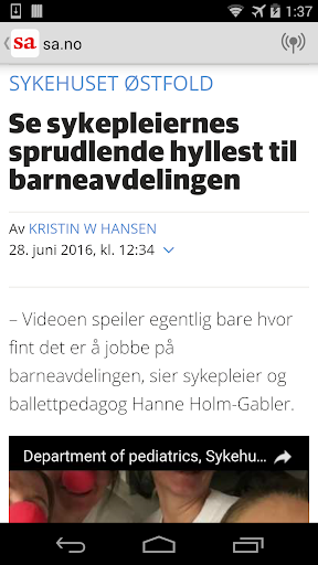 Sarpsborg Arbeiderblad Screen 3