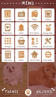 screenshot of Puppy Collage Theme