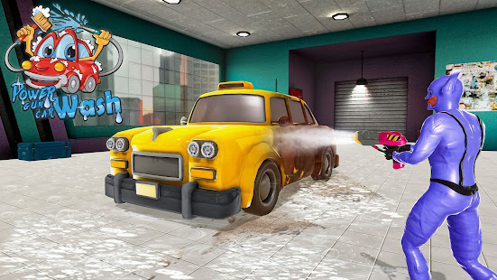 Power Gun: Car Wash Game 1.0 APK + Mod (Unlimited money) for Android