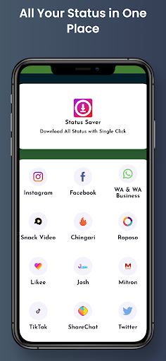 Android application All Status Saver Pro screenshort