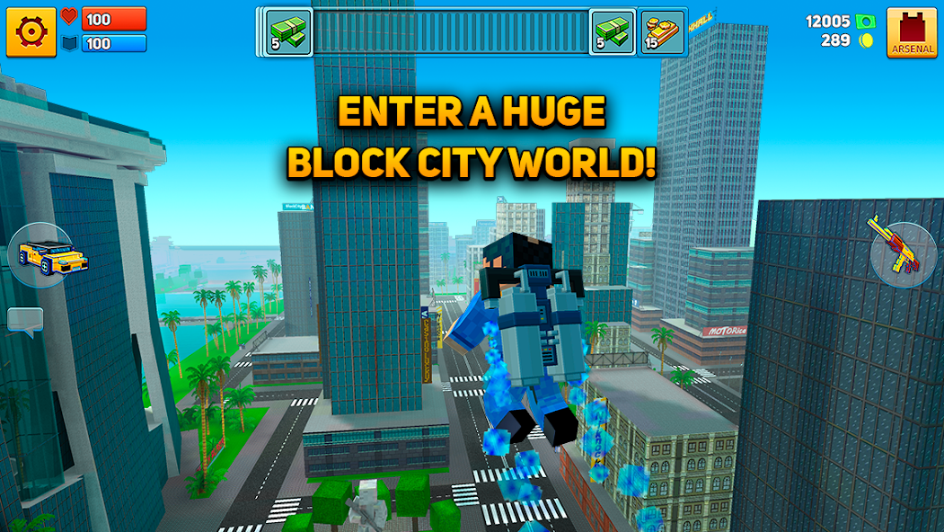 Block City Wars: Pixel Shooter banner